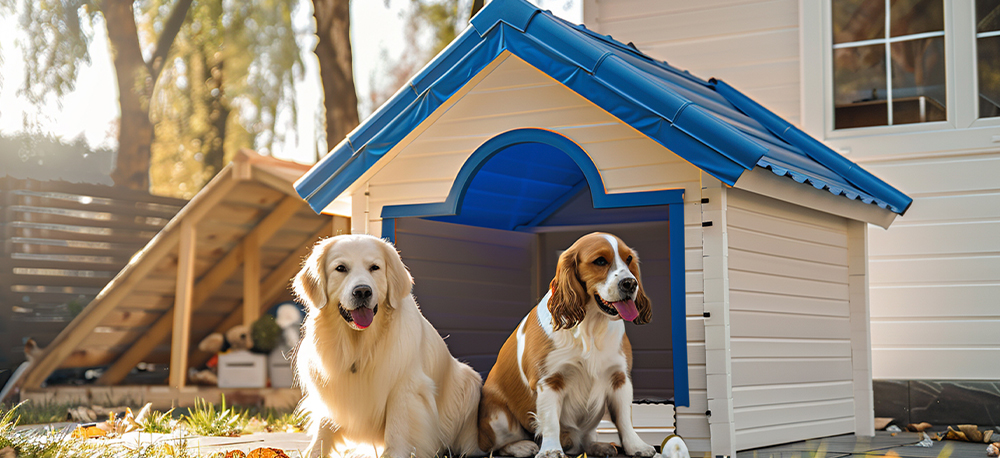 Puedo usar una caseta prefabricada para dos perros