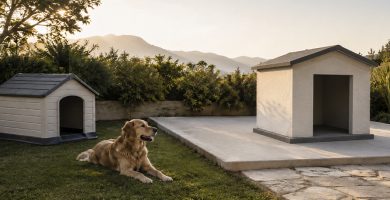 Casetas de obra vs prefabricadas: guía para elegir la mejor para tu perro